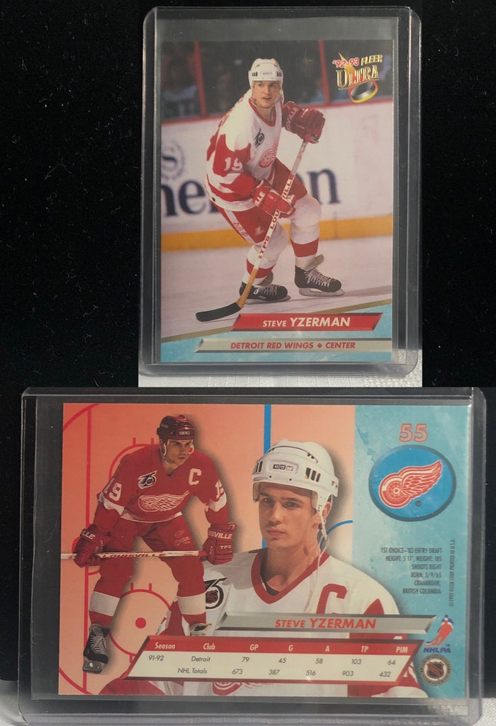 Steve Yzerman Hockey Cards