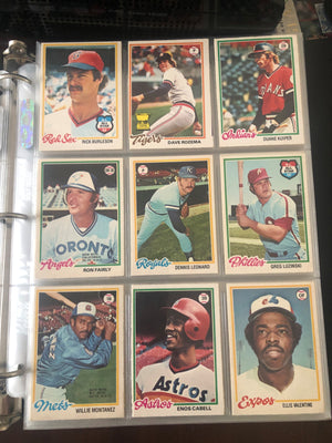 1978 OPC Baseball Card Set