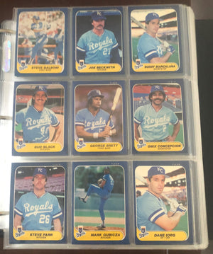 1986 Fleer Baseball Card Set